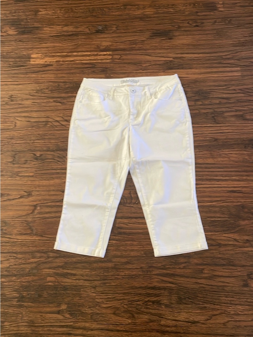 White Women's Capri - Classic Fit